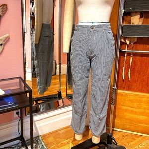 Farewell Frances Railroad Cropped Denim